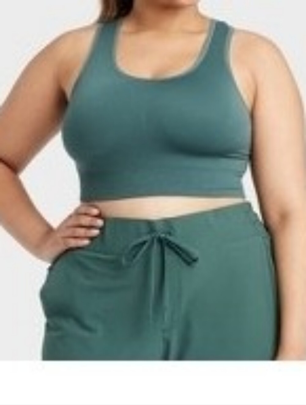 all in motion Seamless Sage Green Racerback Sports Bra